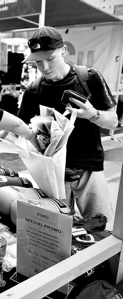 Me in Siam square Bangkok, Thailand